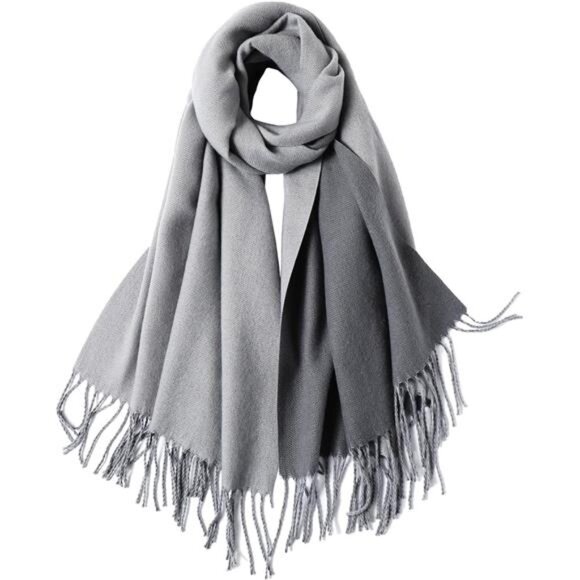 RainFlowwer Womens Pashmina Shawl Wrap Scarf Christmas  Womens Cashmere Scarf Large Pashmina Shawls and Wraps Light Blanket